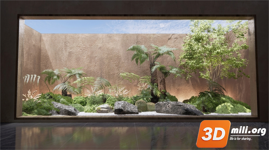 Mini Garden Skp Files 
